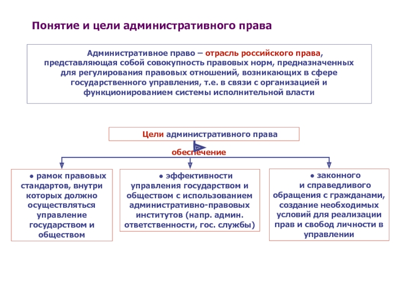 Презентация на тему административное правоотношение