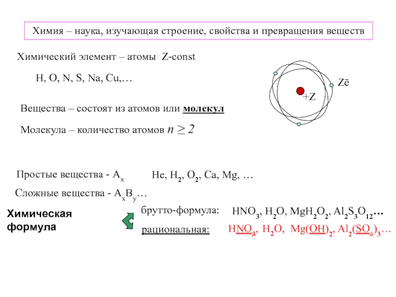 Химическая формула