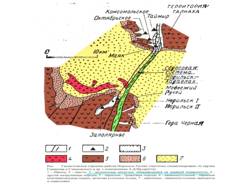 Геологическое строение и полезные ископаемые. Геологическая карта Талнахского месторождения. Норильское рудное поле на геологической карте. Схема месторождений Талнахского Рудного узла. Геологический разрез Норильского Рудного поля.