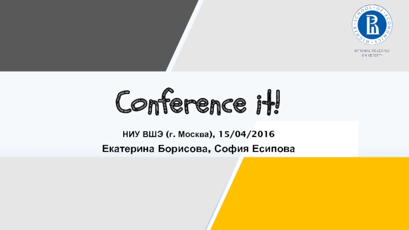 Conference it!