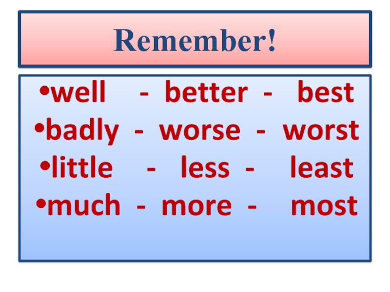 Good bad many much little. Degrees of Comparison of adjectives. Степени сравнения more/better. Degrees of adjectives правило. Adjectives degrees more most.