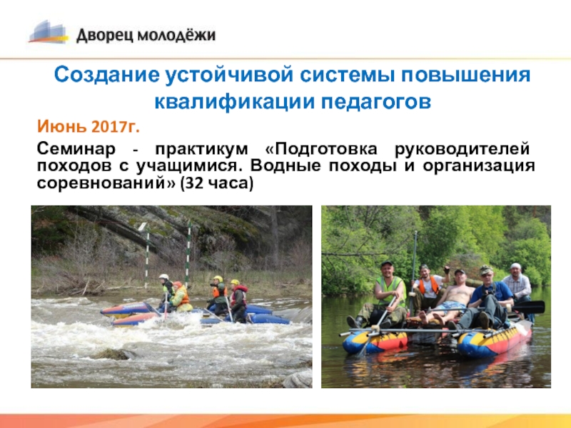 План водного похода