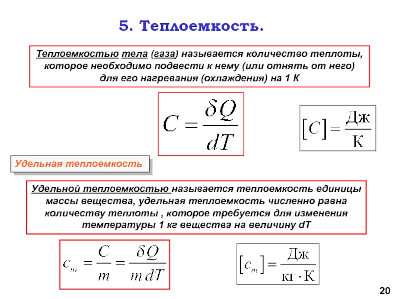 Что такое теплоемкость