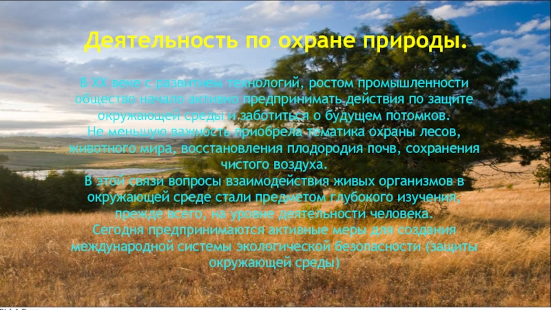 Охрана природы в россии презентация