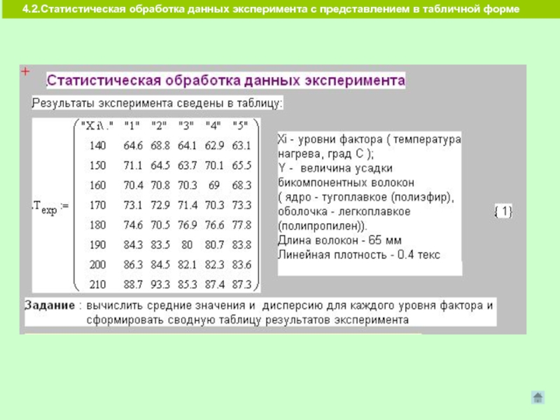 Представление данных вариант 2. Статистическая обработка данных таблица. Статистическая обработка данных формулы. Протокол статистической обработки данных пример. Методы статистической обработки формула.