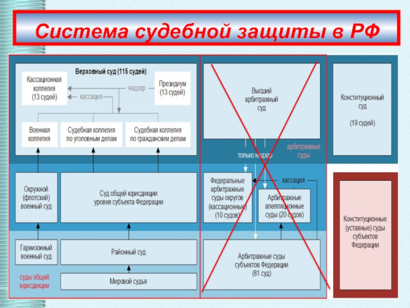 План судебной системы