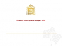 Организационно-правовые формы в РФ