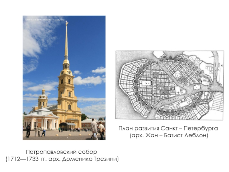 Петропавловский собор чертеж