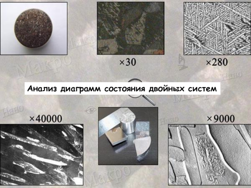 Анализ диаграмм состояния двойных систем