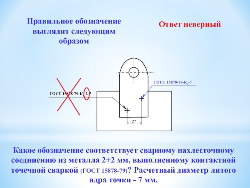 Правильное обозначение дополнительного вида показано на рисунке