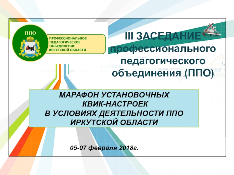 III ЗАСЕДАНИЕ профессионального педагогического объединения (ППО)