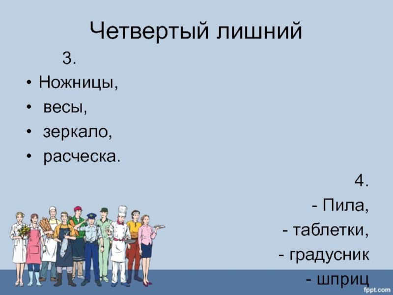 Презентация 4 3. План доклада о профессии.