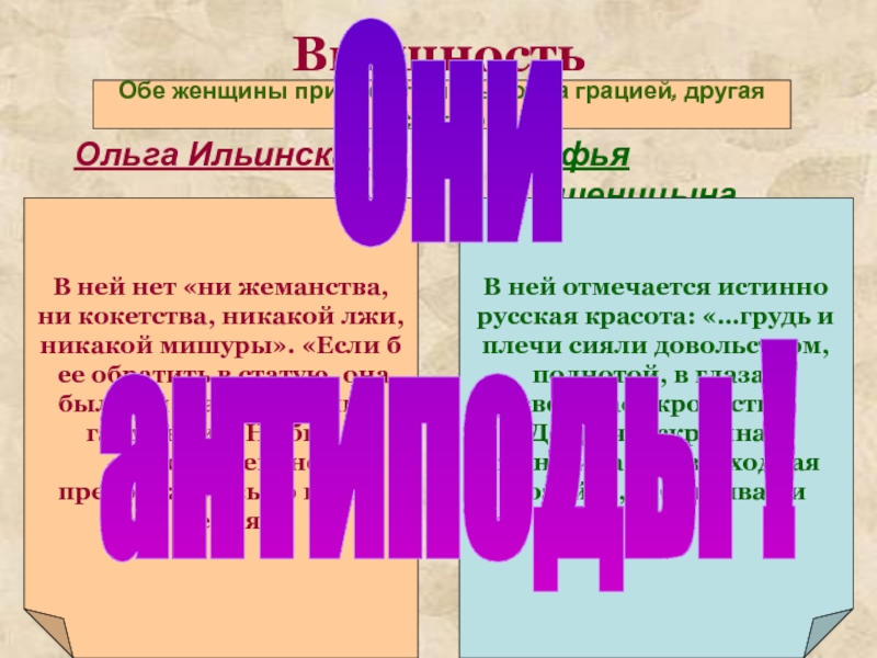 Сравнительная характеристика ольги и агафьи. Ольга Ильинская и Агафья Пшеницына в жизни Обломова. Положительные качества Ольги Ильинской. Отношение к дружбе Ольги Ильинской. Ольга Ильинская портрет.