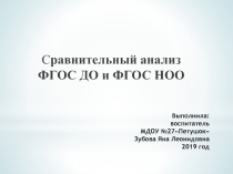 Выполнила: воспитатель МДОУ №27Петушок Зубова Яна Леонидовна 2019 год