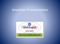 American pronunciation