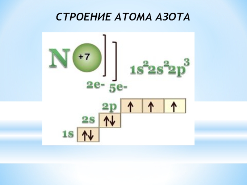 Атом азота картинка