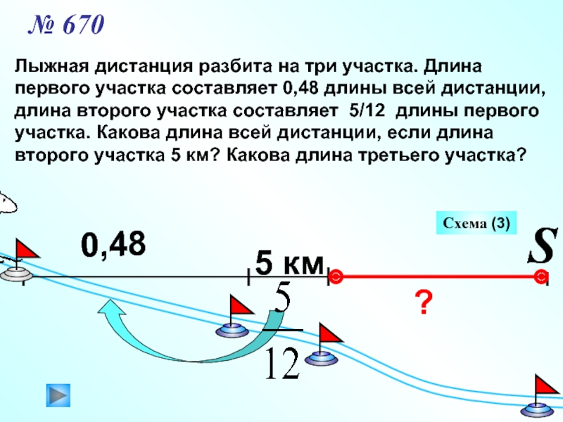 Длина 1 участка. Лыжная дистанция разбита на три участка. Задача лыжная дистанция разбита на три участка. Решение задачи лыжная дистанция разбита на три участка. Лыжная дистанция разбита на три участка длина первого.