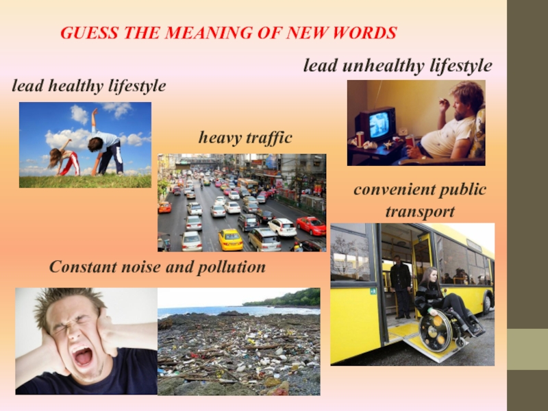 Convenient public. Lead unhealthy Lifestyle Heavy Traffic constant Noise pollution convenient public transport. Lead unhealthy Lifestyle. Noise pollution. Constant Noise and pollution.