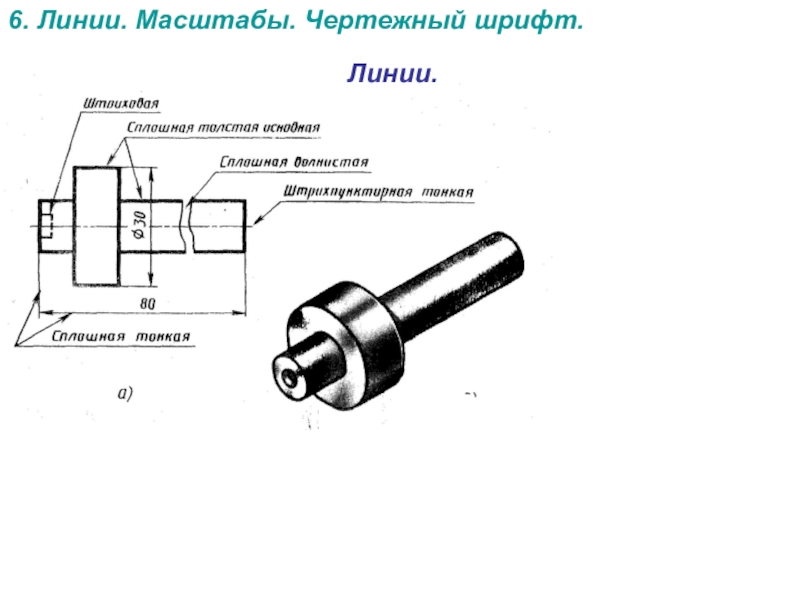 Чертеж линии масштабы. Лекция масштабы черчение.