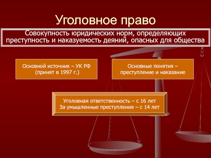 Уголовное право в схемах и определениях бриллиантов