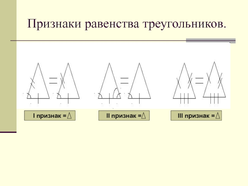 Признаки равенства треугольников 1 вариант 7 класс. Признаки равенства треугольников. 4 Признак равенства треугольников. Подобие и равенство треугольников. Все признаки равенства треугольников 7 класс.