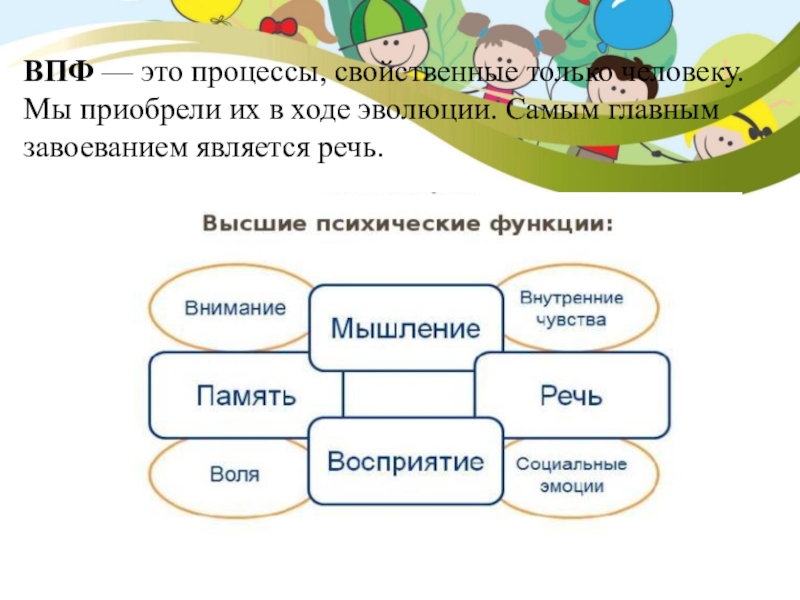 Высшие психические функции картинки