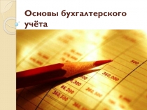 Основы бухгалтерского учёта