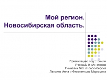 Мой регион Новосибирская область