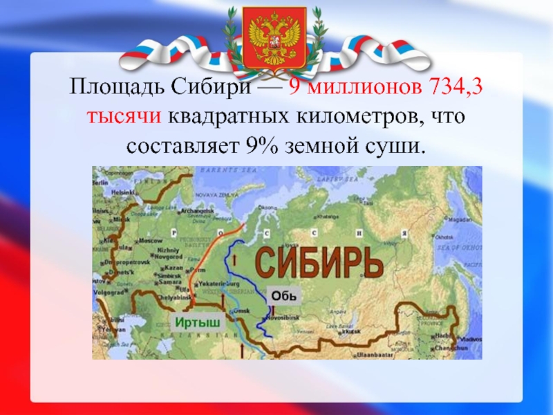 Площадь сибирского региона составляет. Площадь Сибири. Территория Сибири в России. Территория Сибири км кв.