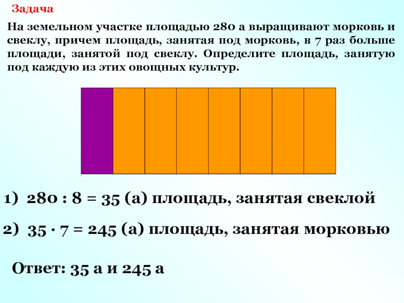 Площадь занятую. Занимаемая площадь это. Задача на картинке - на рынке купили 3 морковки и 4 свеклы.