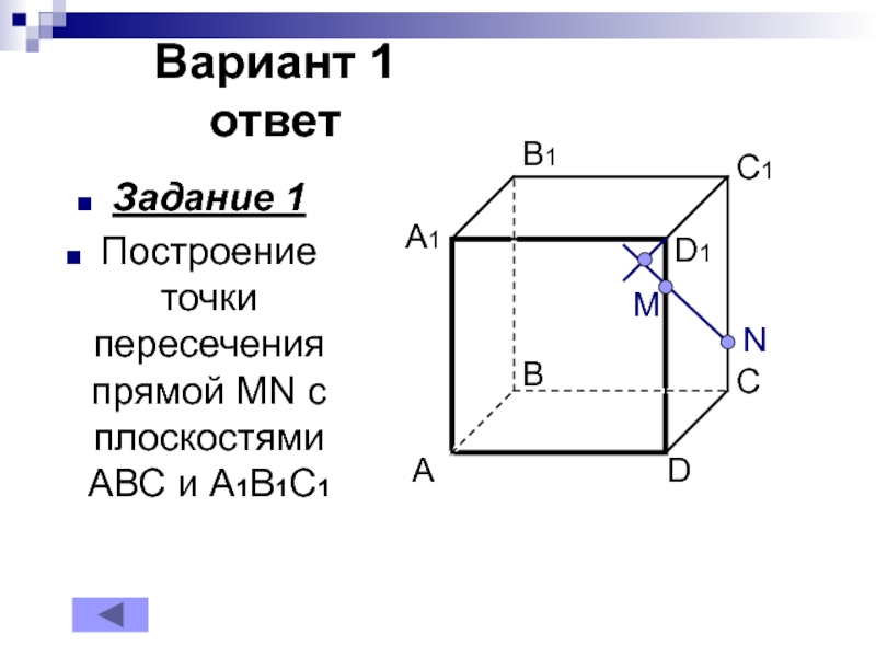 Пользуясь данным рисунком назовите три плоскости содержащие прямую b1c