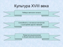 Культура XVIII века