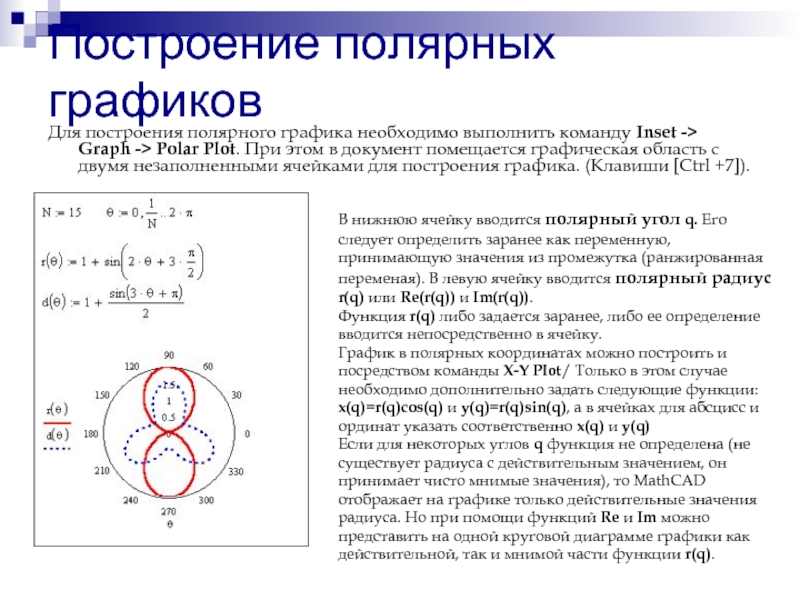 Диаграмма полярные часы