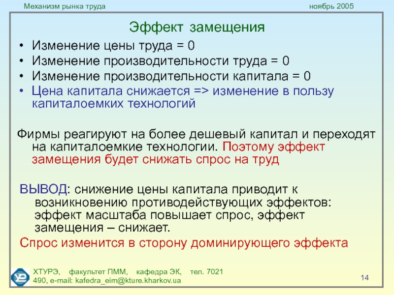 ХТУРЭ, факультет ПММ, кафедра ЭК, тел. 7021 490, e-mail: ХТУРЭ, факультет ПММ, кафедра ЭК, тел. 7021 490, e-mail: kafedra_eim@kture.kharkov.uaМеханизм рынка ХТУРЭ,  факультет ПММ,  кафедра ЭК,  тел. 7021 490, e-mail: kafedra_eim@kture.kharkov.uaМеханизм рынка труда