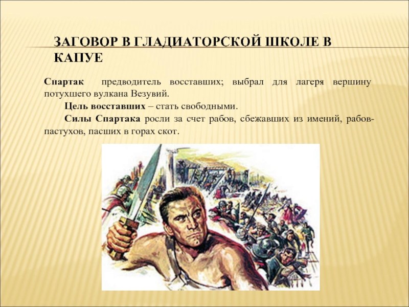 По какому образцу организовал спартак свое войско