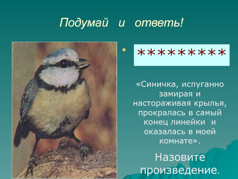 Лук сетон описание. Синичка оказалась в моей комнате. Сетон Томпсон презентация 3 класс.