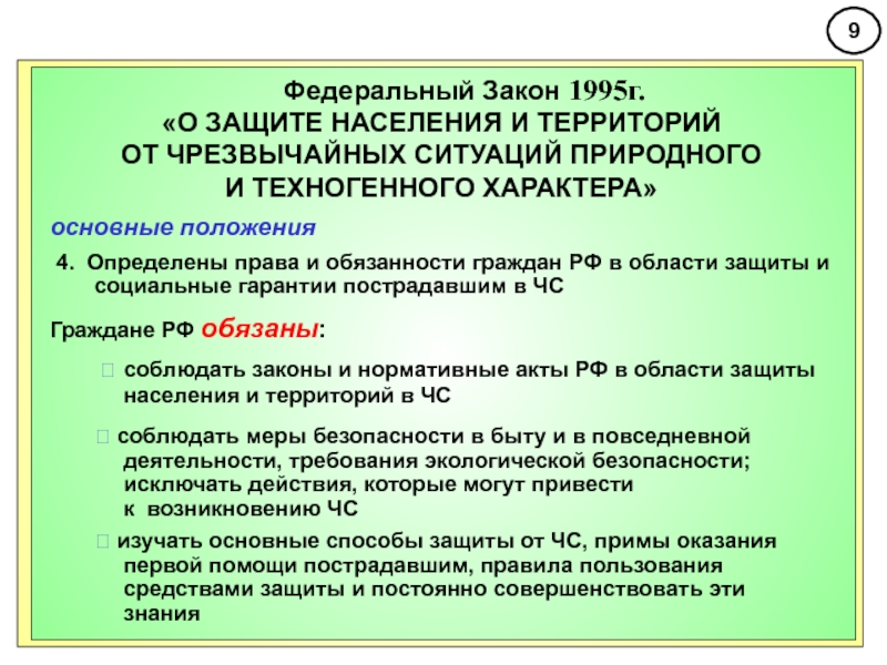 Защита населения и территорий от чрезвычайных ситуаций природного характера обж 10 кл презентация