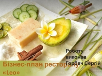 Бізнес-план ресторану  Leo