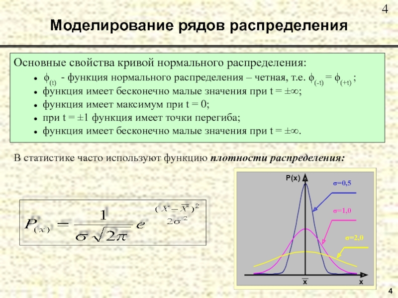 Генератор распределения чисел. Свойства Кривой нормального распределения. Основные свойства нормального распределения. Вариационная кривая нормального распределения. Основные характеристики кривых.