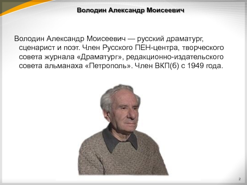 Володин Александр Драматург Книги Купить