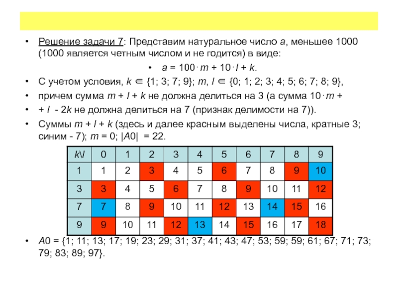 Четными являются числа