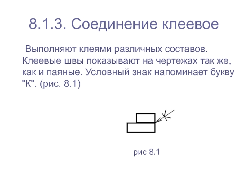 Соединение клеевое изображено на рисунке