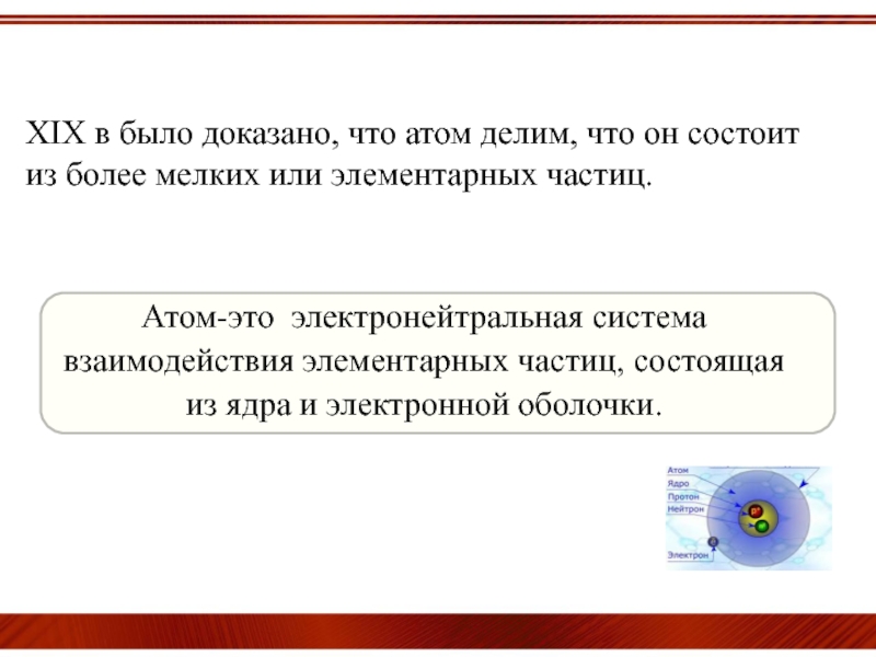 Какие научные открытия доказали что атом