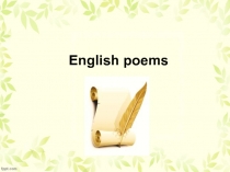 English poems