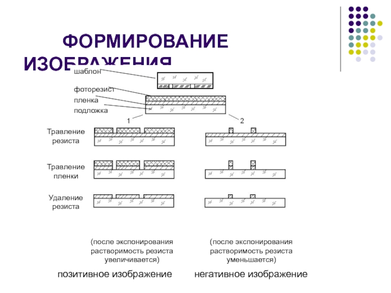 Позитивное фотографическое изображение на прозрачном материале