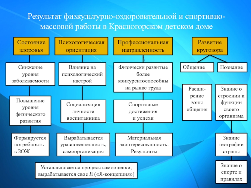 План физкультурно массовой и спортивно оздоровительной работы. Физическая культура результат.