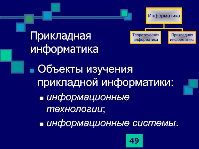 Прикладная информатика. Перечислите основные направления прикладной информатики.. Объекты изучения прикладной информатики. Прикладная Информатика презентация. Общие задачи прикладной информатики.