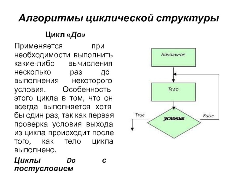 Циклическая структура программ