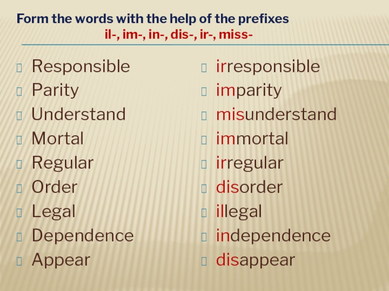 Words with prefix be. Mortal negative prefixes. Understand префикс. Forming Words with prefixes. Miss префикс.