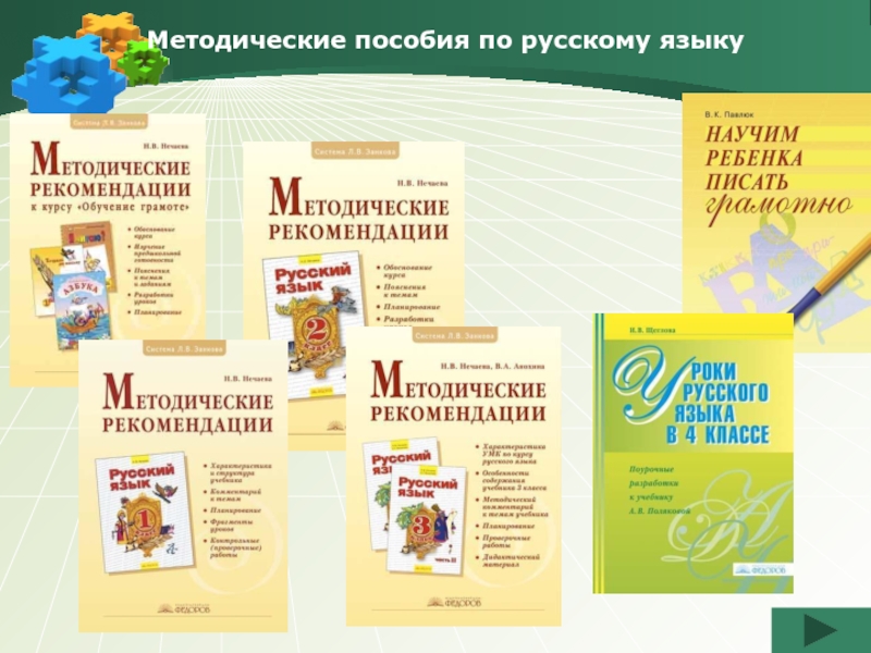 Методические пособия по русскому языку